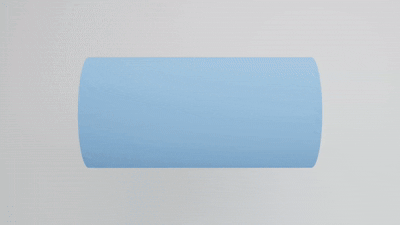 Cloth simulation of a rotating cylinder
